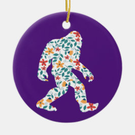 ADORNO DE CERÁMICA FLORAL BIGFOOT       