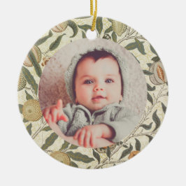 Adorno De Cerámica Floral virgen William Morris Fruit Art Nouveau