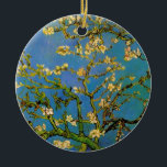 Adorno De Cerámica Floreciente árbol de almendros por Vincent van Gog<br><div class="desc">El floreciente árbol de almendros de Vincent van Gogh es un bello post de arte vintage impresionismo de vida floral con flores florecientes en las ramas de un almendro en un jardín. El cielo azul está en el fondo. Sobre el artista: Vincent Willem van Gogh (1853-1890) fue uno de los...</div>