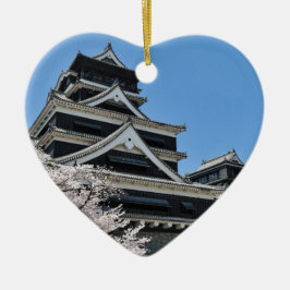 Adorno De Cerámica Florecimiento De Cerezos En Japón