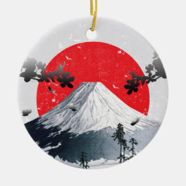 Adorno De Cerámica Florecimiento de cerezos en Japón