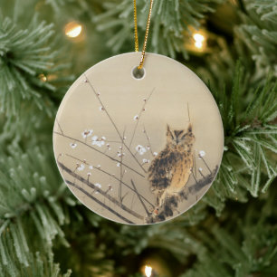 Adorno De Cerámica Florecimiento temprano de ciruelas por Nishimura G