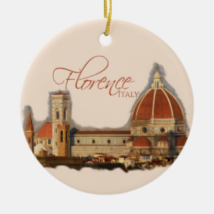 Adorno De Cerámica Florencia, Italia: Duomo