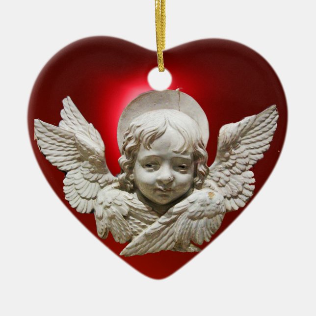 ADORNO DE CERÁMICA FLORENTINE RENAISSANCE ANGEL (Frente)