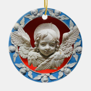 ADORNO DE CERÁMICA FLORENTINE RENAISSANCE ANGEL