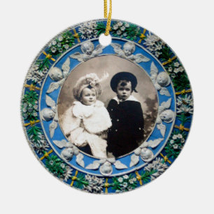Adorno De Cerámica FLORENTINE RENAISSANCE ANGELS Plantilla de fotogra