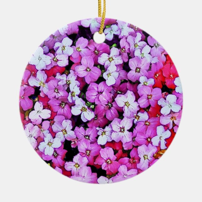 ADORNO DE CERÁMICA FLORES (Frente)