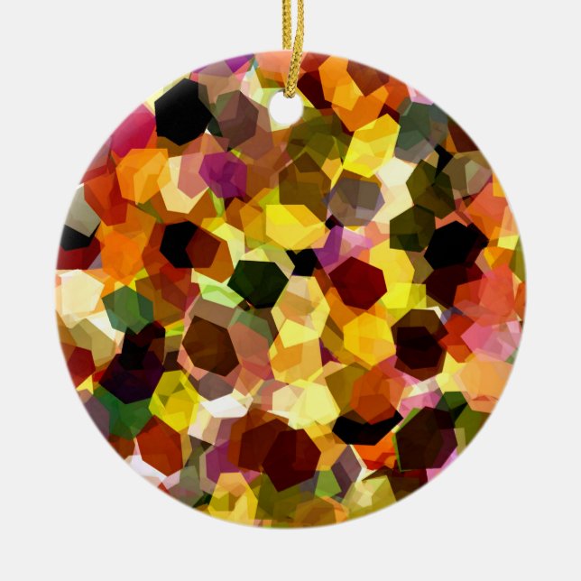 ADORNO DE CERÁMICA FLORES (Frente)