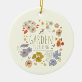 Adorno De Cerámica Flores botánicas de jardín para mamá y papá jardin