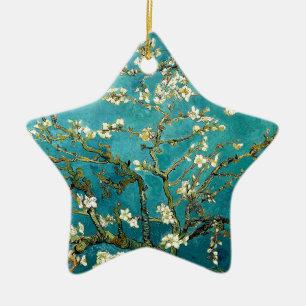 Adorno De Cerámica Flores de almendro de Van Gogh Clasicismo Impresio