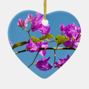 Adorno De Cerámica Flores de Bougainvillea