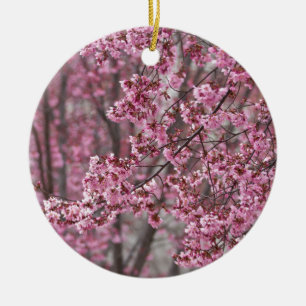 Adorno De Cerámica Flores de cerezo Sakura rosadas flotando
