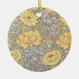 Adorno De Cerámica Flores de crisantemo de William Morris
