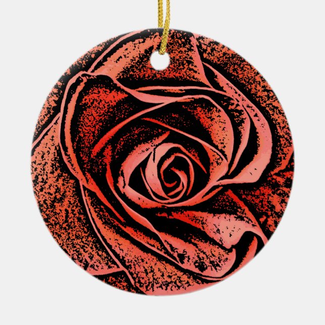 ADORNO DE CERÁMICA FLORES DE PAÍSES GARDEN (Frente)