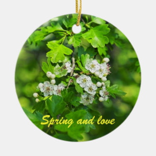 Adorno De Cerámica flores de primavera, Primavera y amor