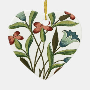 Adorno De Cerámica Flores Fondo de pantalla floral Art Nouveau Bonito