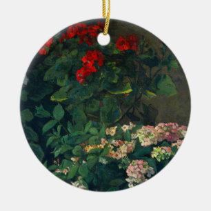 Adorno De Cerámica Flores Monet Spring