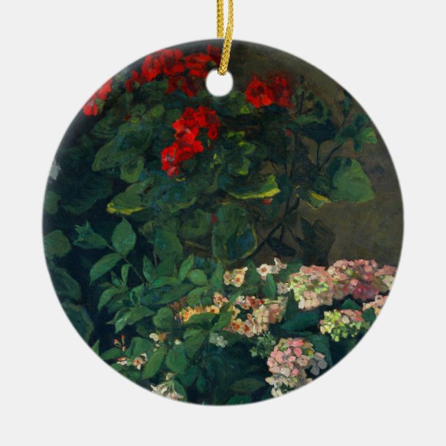 Adorno De Cerámica Flores Monet Spring (Frente)