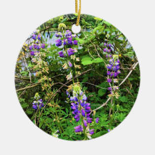 Adorno De Cerámica Flores silvestres en el sendero, Oregon