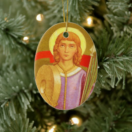 Adorno De Cerámica Florian de Lorch de doble cara (PM 03)