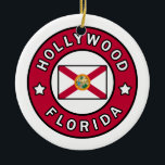 Adorno De Cerámica Florida de Hollywood<br><div class="desc">Florida de Hollywood</div>