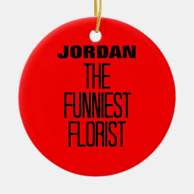 Adorno De Cerámica Florismo más gracioso (Frente)