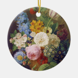Adorno De Cerámica Flower Still Life by Jean Ulrich Tournier