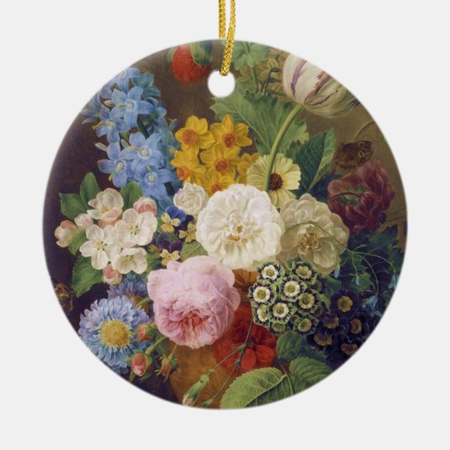 Adorno De Cerámica Flower Still Life by Jean Ulrich Tournier (Frente)