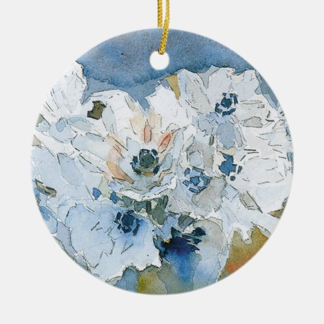 Adorno De Cerámica Flowers by Vrubel (Frente)