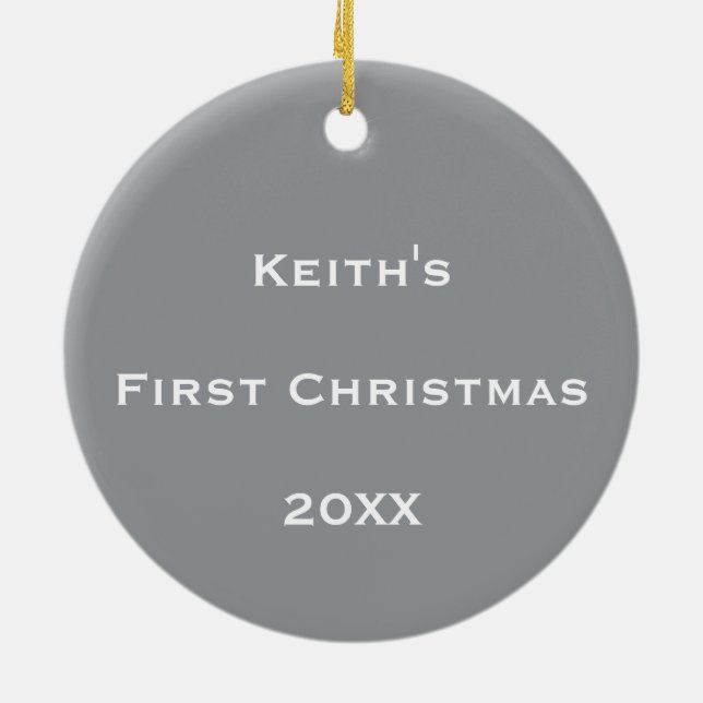 Adorno De Cerámica Flujo personalizado de burbujas cósmicas (Atrás)