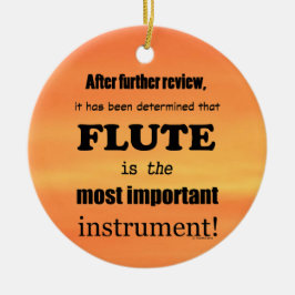 Adorno De Cerámica Flute el instrumento más importante