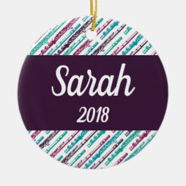 Adorno De Cerámica Flute Player Gift Personalized Custom Music