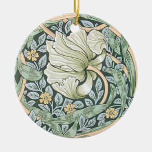 Adorno De Cerámica Fondo de escritorio floral William Morris Pimperne