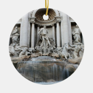 Adorno De Cerámica Fontana de Trevi Roma