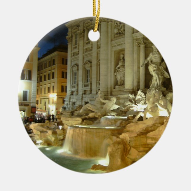 Adorno De Cerámica Fontana di Trevi (Frente)