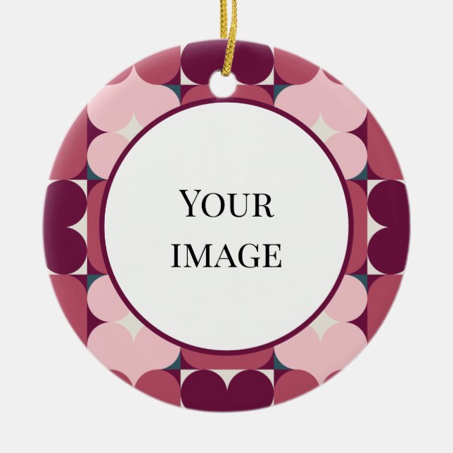 Adorno De Cerámica Formas (Frente)