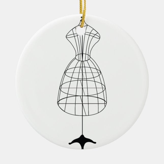 Adorno De Cerámica Formulario de vestir (Frente)