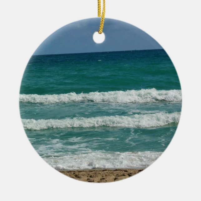 Adorno De Cerámica Fort Lauderdale, Florida (Frente)