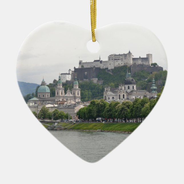 Adorno De Cerámica Fortaleza Hohensalzburg, Salzburg, Austria (Frente)