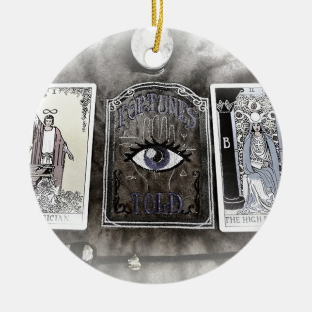 Adorno De Cerámica Fortunes Told (Frente)