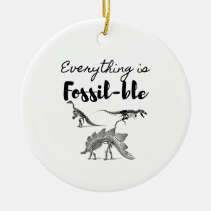 Adorno De Cerámica Fósiles