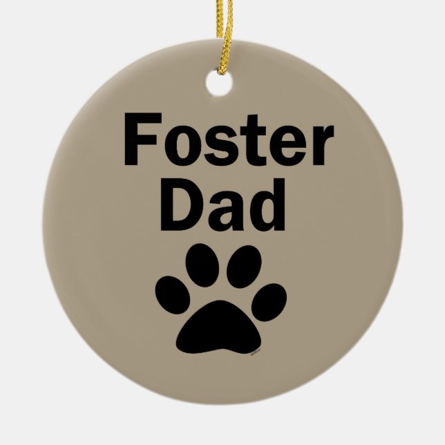 Adorno De Cerámica Foster Dad (Frente)