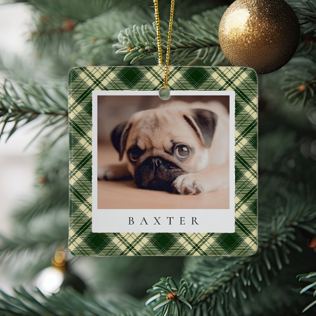 Adorno De Cerámica Foto clásica de perro Mascota personalizada (Subido por el creador)