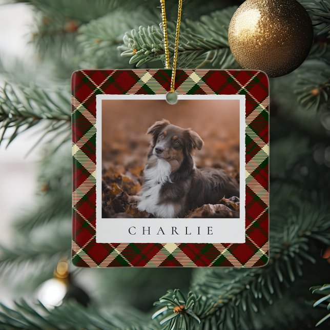 Adorno De Cerámica Foto clásica de perro Mascota personalizada de col (Subido por el creador)
