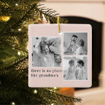 Adorno De Cerámica Foto Collage Pastel Mejor Regalo De Abuela Rosa<br><div class="desc">¿Buscando el regalo perfecto para tu abuela? Considere una hermosa foto de collage en tonos rosa pastel. Este regalo sentimental y reflexivo es perfecto para cualquier ocasión, desde cumpleaños hasta el Día de la Madre y más allá. La foto del collage se puede personalizar para incluir fotos de los seres...</div>