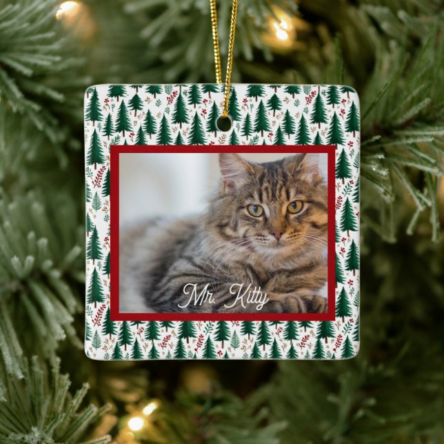 Adorno De Cerámica Foto conmemorativa del Mascota del patrón del árbo (Árbol)