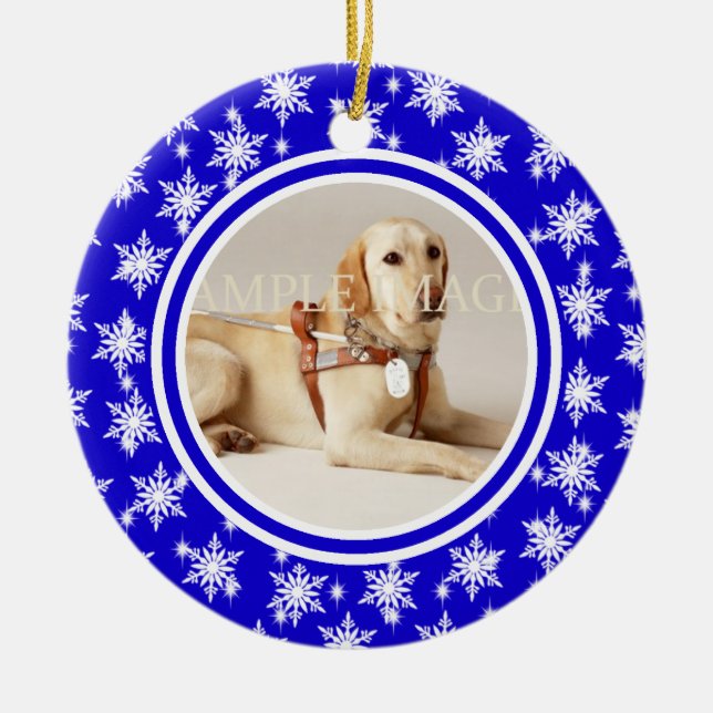 Adorno De Cerámica Foto conmemorativa del Mascota PERSONALIZADA (Frente)