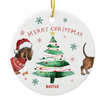 Foto de Dachshund de Navidad