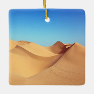 Adorno De Cerámica Foto de dunas del desierto