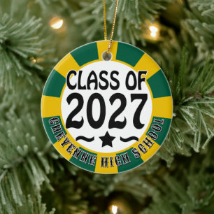 Adorno De Cerámica Foto de graduación de la clase de 2027